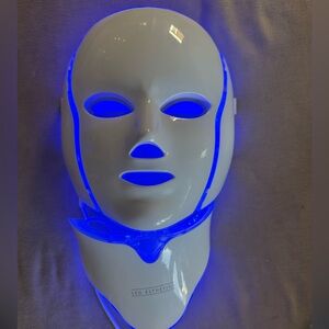 LED Esthetics Multi Color LED Light Therapy Mask w/ Neck Collar